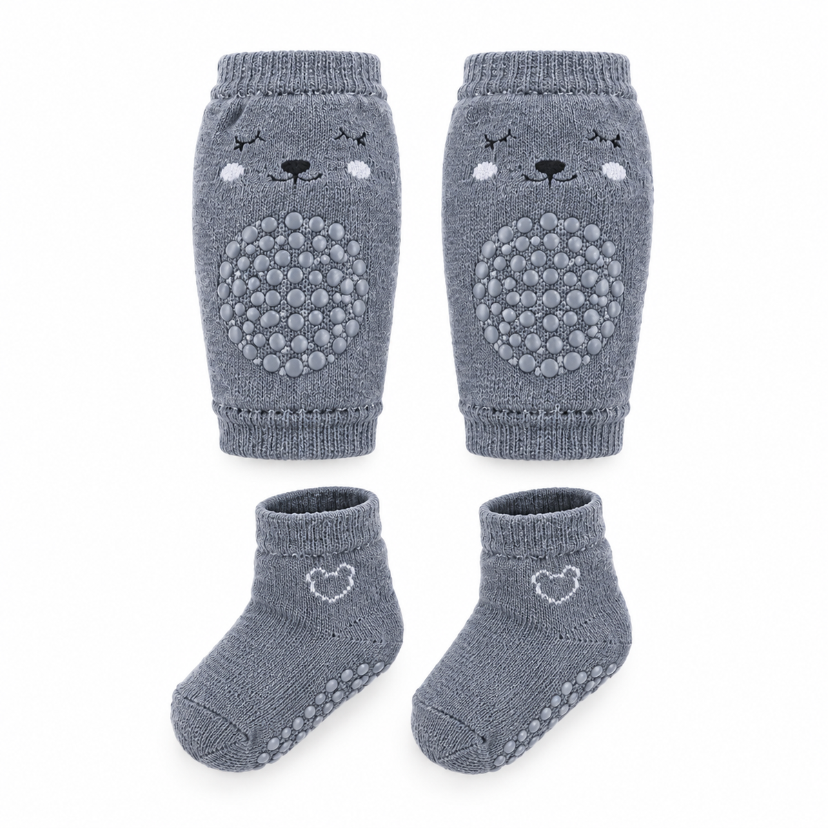 Set Calcetines y Rodilleras para Bebés Pasitos™